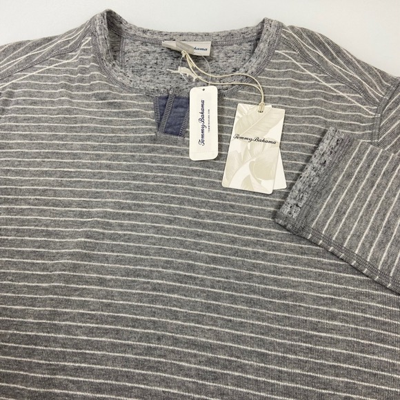 Tommy Bahama Men M Reversible Fullerton Flip Abaco Thermal Pullover Sweater NEW